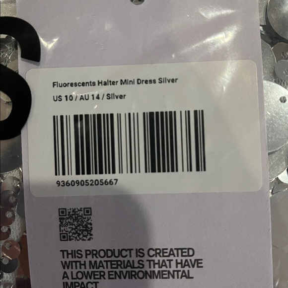 Princess Polly Black and Silver Sequin Mini Dress - Picture 2 of 3